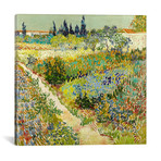 The Garden at Arles // Vincent van Gogh // 1888 (18"W x 18"H x 0.75"D)