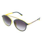 Police Men's Sunglasses // SPL496 // Brown + Shiny Yellow