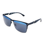 Police Men's Sunglasses // SPL353 // Rubber Light Blue