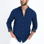 Button-Up Shirt // Navy (M)