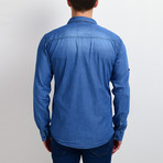 Denim Shirt // Washed Blue (XL)