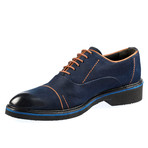 Aurelio Shoes // Navy Blue + Brown (Euro: 37)