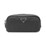 Prada // Nylon Cosmetic Bag // Black
