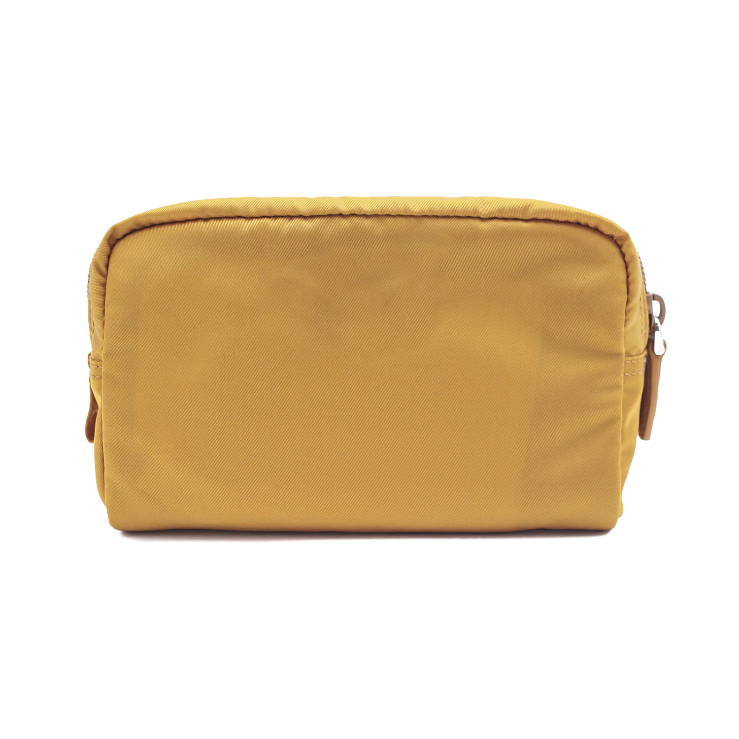 Prada // Nylon Cosmetic Bag V2 // Mustard Yellow - Women's Designer ...