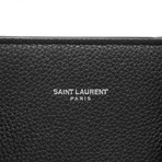 Saint Laurent // Grained Leather Sac De Jour Medium Tote Handbag // Black