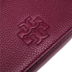 Tory Burch // Leather Thea Mini Crossbody Handbag // Burgundy