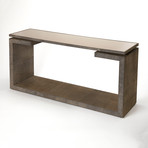 Proctor Leather Console Table