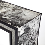 Jan Hair-on-Hide Leather Console Table