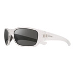 Unisex Heading Polarized Sunglasses // Crystal + Graphite