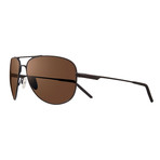 Unisex Windspeed Polarized Sunglasses // Matte Black + Terra
