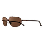 Unisex Nash Polarized Sunglasses // Brown + Terra Lens