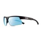 Unisex Cusp S Polarized Sunglasses // Black + Blue + Blue Water