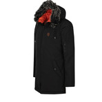 Parka Winter Coat // Black (3XL)