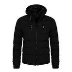 Grayson Hooded Winter Coat // Black (M)