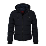 Hooded Winter Coat // Black (XL)
