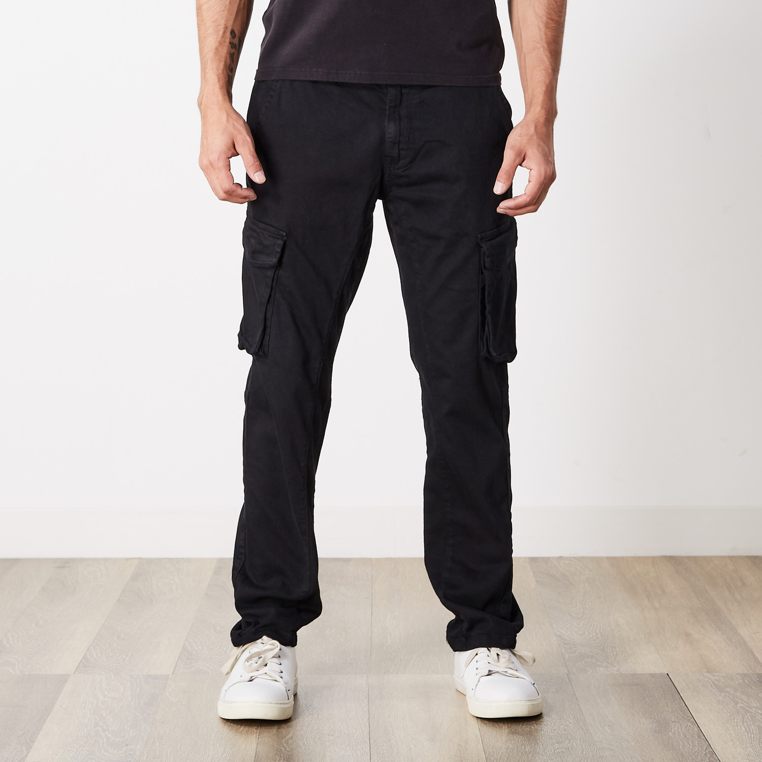 Slim Fit Cargo Pant Black 34wx31l Xray Jeans Touch Of Modern