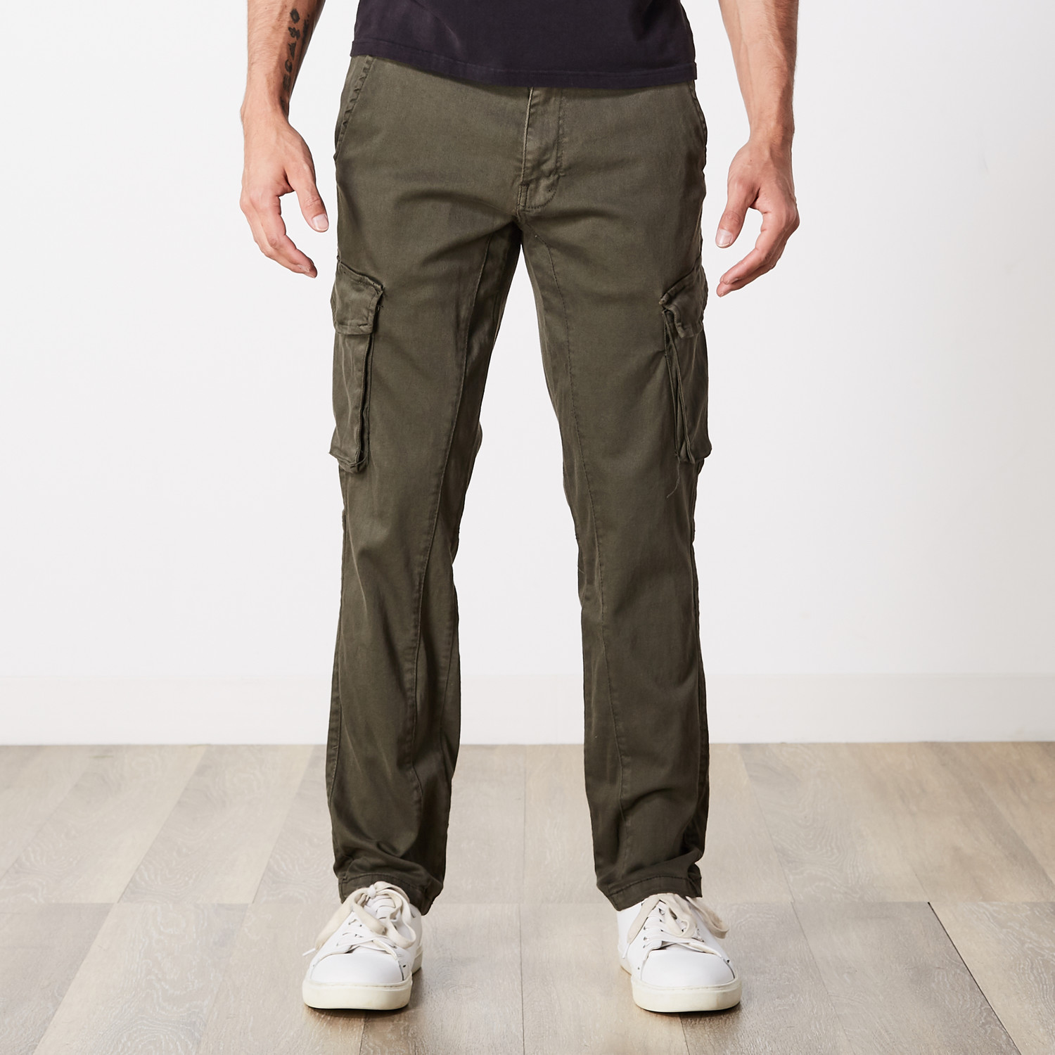 Slim Fit Cargo Pant // Olive (36WX31L) - Xray Jeans - Touch of Modern