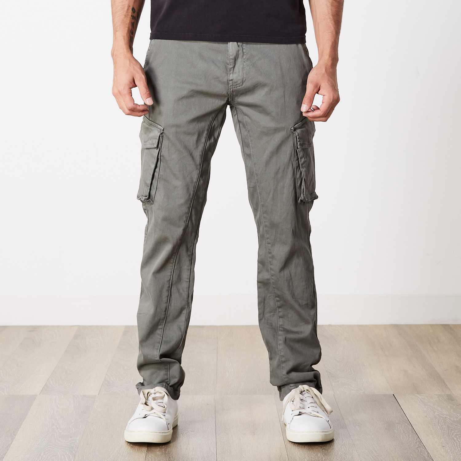 Slim Fit Cargo Pant // Gray (32WX31L) - Xray Jeans - Touch of Modern