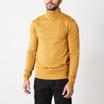 Classic Turtle Neck Sweater // Mustard (M)