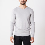 Slim Crew Neck Sweater // Heather Gray (XL)