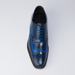 Youth Dress Shoes // Navy + Royal (US: 8.5)