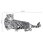 Leopard with Swarovski Crystals // Wall Sticker