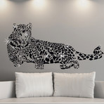 Leopard with Swarovski Crystals // Wall Sticker