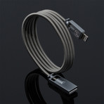 LOKI Charging Cable // Mystic Silver (Apple Lightning // 3.3 ft)