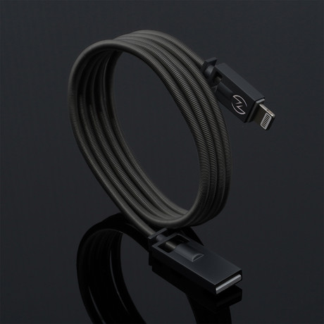 LOKI Charging Cable // Space Grey (Apple Lightning // 3.3 ft)