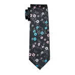 Ancona Silk Dress Tie // Black