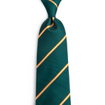 Foggia Silk Dress Tie // Green