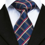 Arezzo Silk Dress Tie // Navy Blue