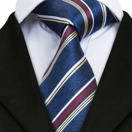 Alessandria Silk Dress Tie // Navy Blue