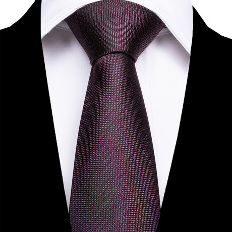 Gorizia Silk Dress Tie // Maroon