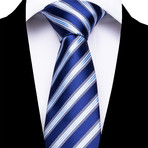 Enna Silk Dress Tie // Blue