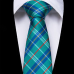 Catanzaro Silk Dress Tie // Green