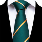 Foggia Silk Dress Tie // Green
