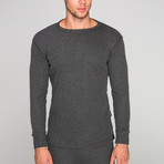 Luca Long Sleeve Thermal Base Layer Top // Anthracite (3XL)