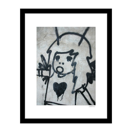 Its All About the Heart Graffiti (14"W x 18"H x 4"D)