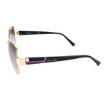 Pierre Cardin Women's Sunglasses // 8819 // Rose Gold + Black