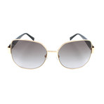 Pierre Cardin Women's Sunglasses // 8819 // Rose Gold + Black