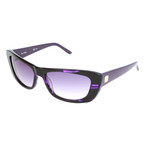 Pierre Cardin Women's Sunglasses // 8442 // Violet Havana