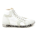 Yves Saint Laurent // Smoking Forever Sneakers // White (Euro: 40)