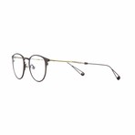 Oxford Round Eyeglasses // Silver