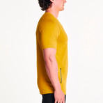 Pursue EST.2013 Fitted T-Shirt // Mustard (S)