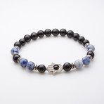 Jean Claude Jewelry // Blue Stone Beaded Bracelet