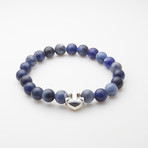 Jean Claude Jewelry // Sodalite Anchor Bracelet // Blue