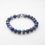 Jean Claude Jewelry // Sodalite Anchor Bracelet // Blue