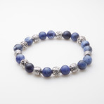 Jean Claude Jewelry // Sodalite Bracelet // Silver