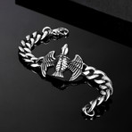 Stainless Steel King Cobra Curb Bracelet